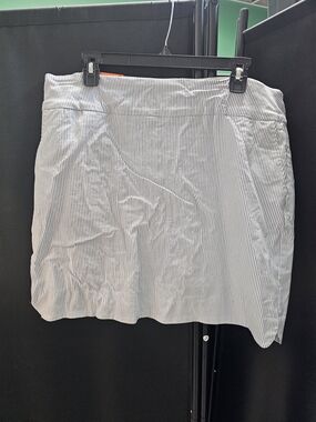 Striped White and Black Women’s Skirt
